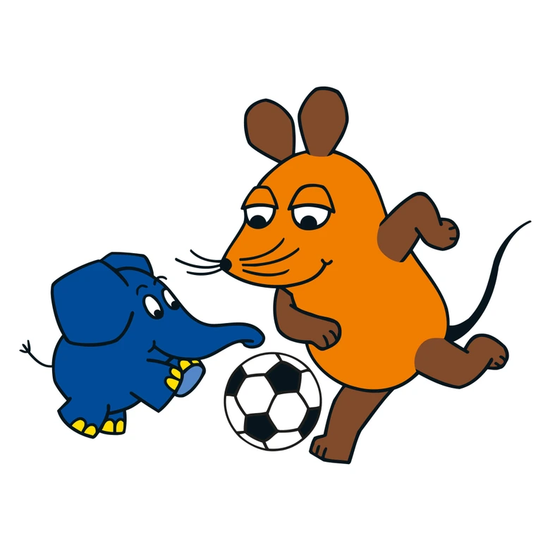 The Mouse plays Football Wall Sticker 