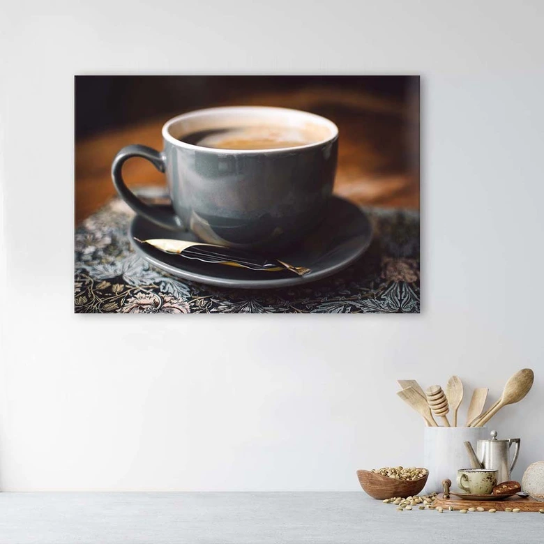 Canvasbillede, Kaffekop 