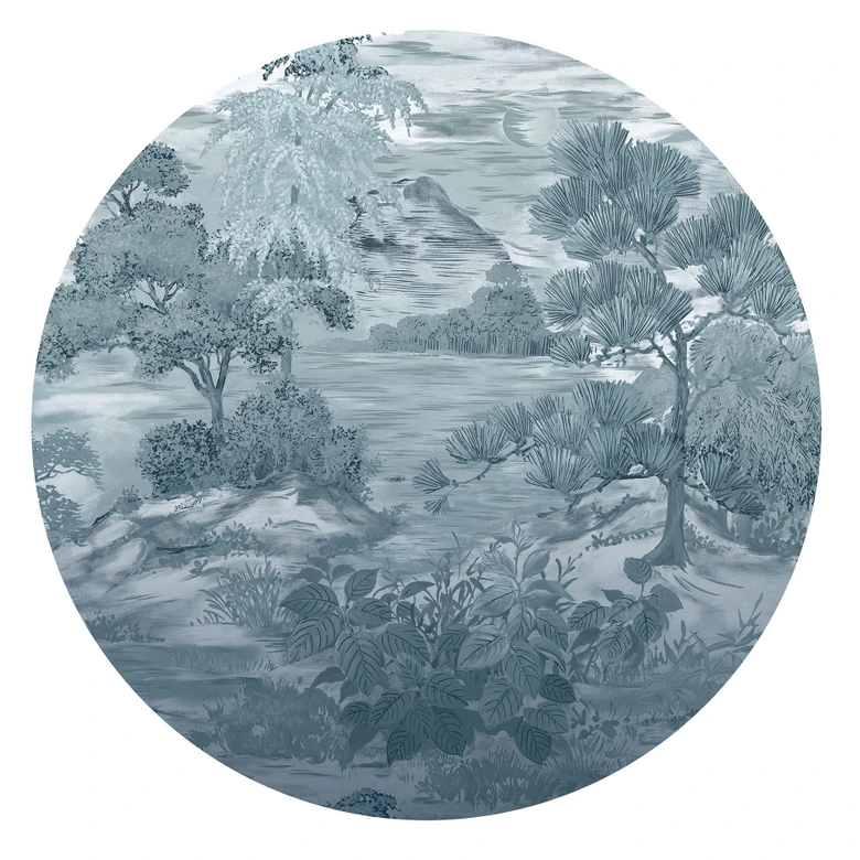 Digitaltapete Fujiyama in 1,4 m x 1,4 m Fashion for Walls 4 von Guido Maria Kretschmer 