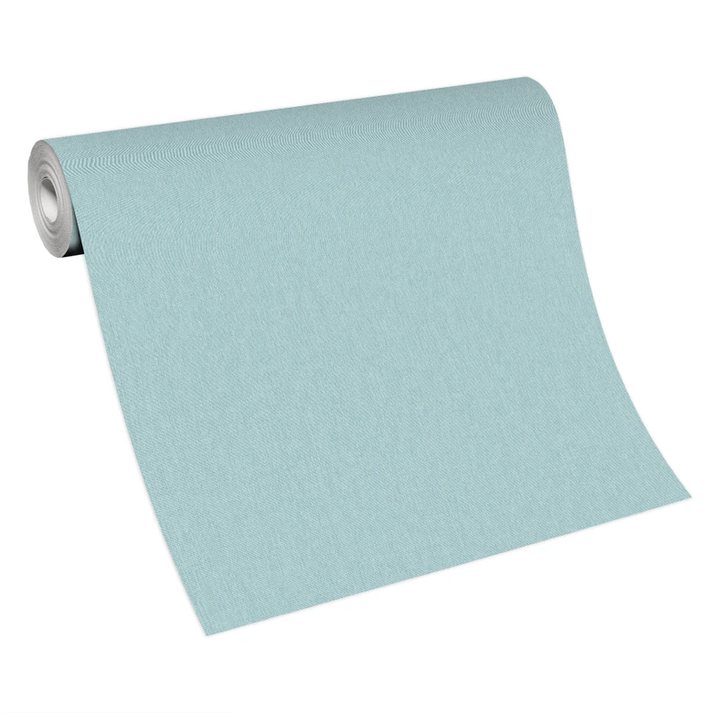 Papel pintado no tejido Erismann Martinique turquesa 