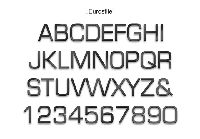 Acrylic Letters 20cm Acrylic letters 