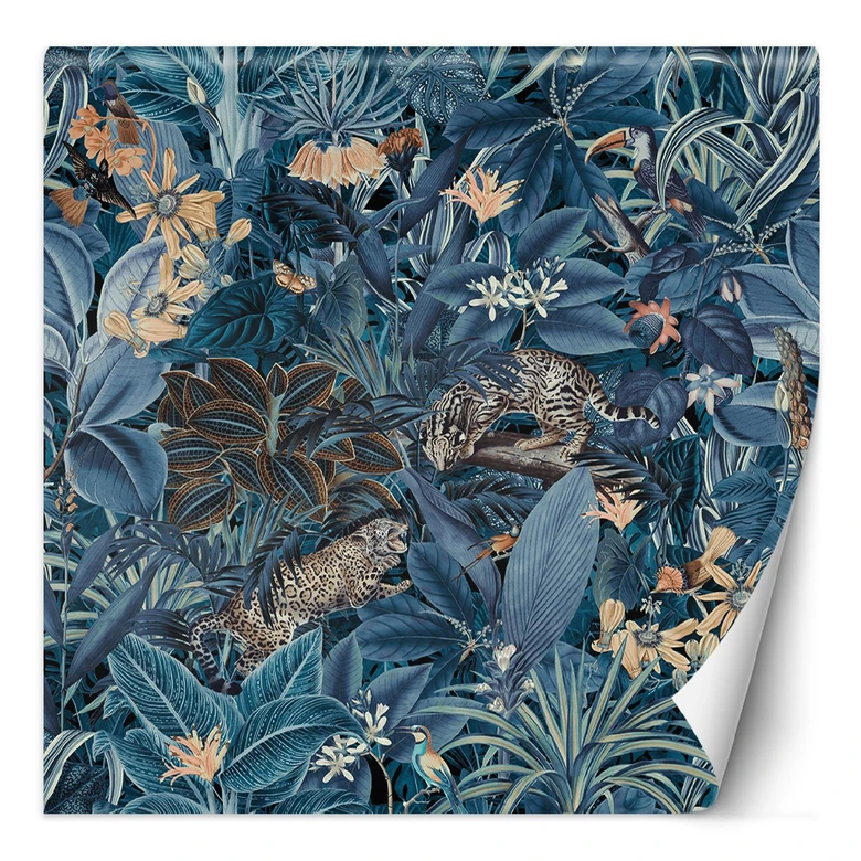Fototapete, Blaue Dschungel tropen Natur - Andrea Haase 