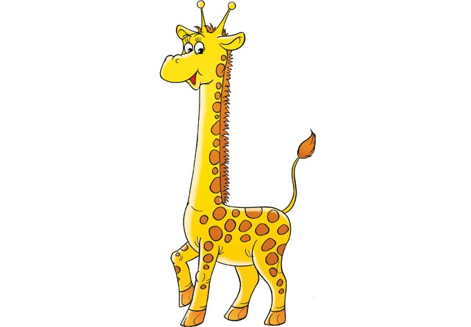 Sticker pour fenêtre : Girafe  