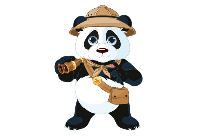 Panda de safari 