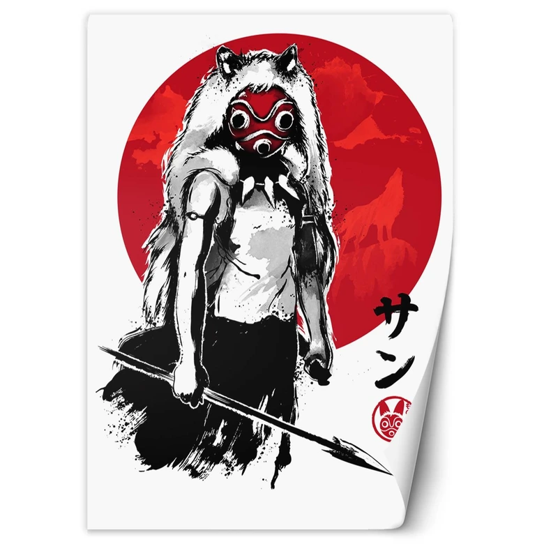 Fototapete, Mononoke Prinzessin Japan 