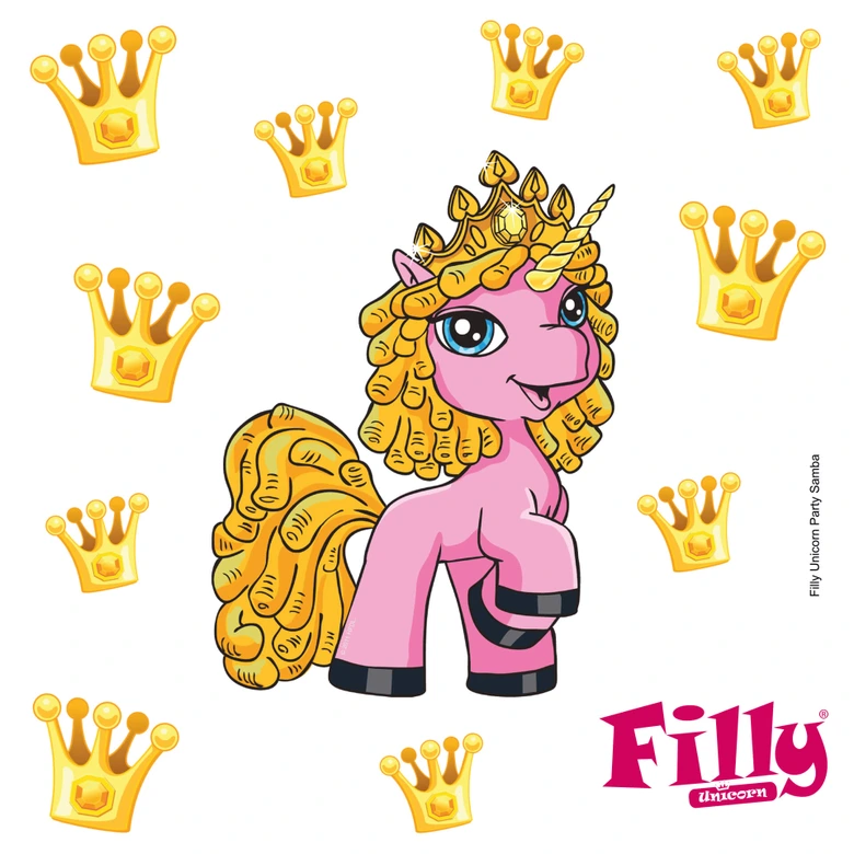 Wandtattoo Filly Unicorn Party Samba 