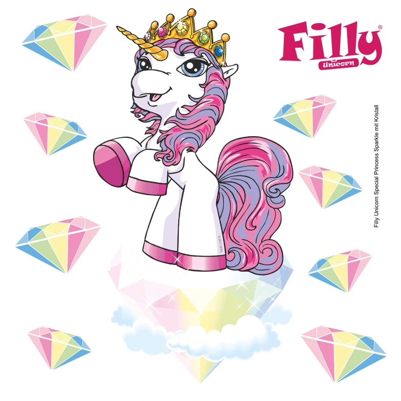 Wandtattoo Filly Unicorn Special Princess Sparkle 