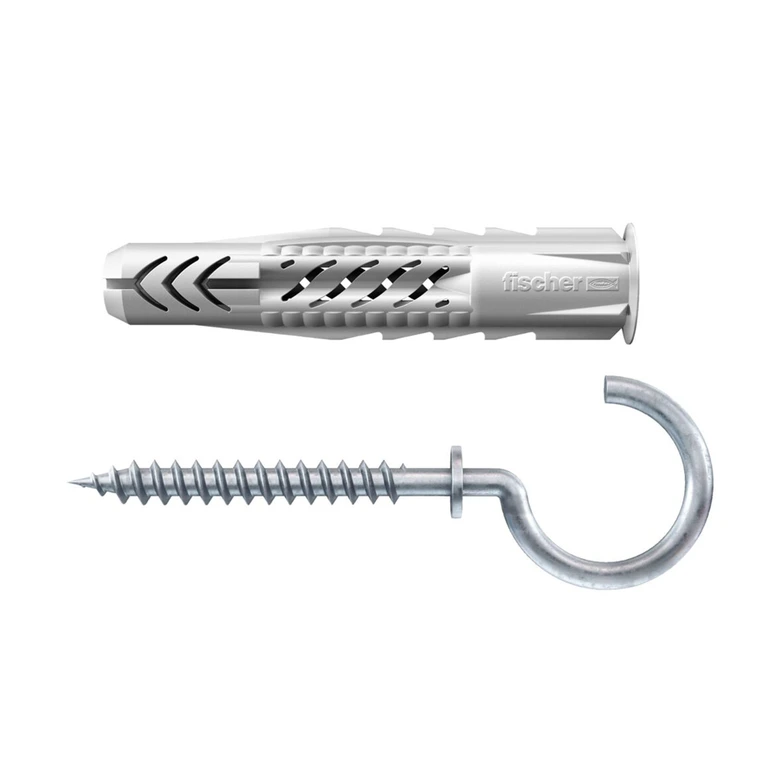 fischer - Uniwersalna wtyczka UX 6 x 35 RH z okrągłym hakiem 