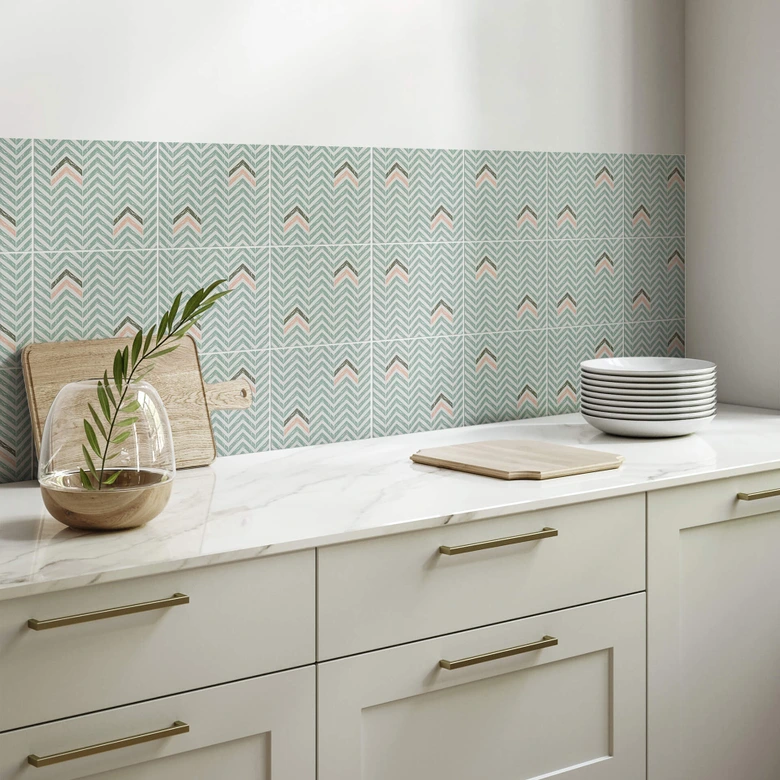 Boho Tile Sticker Set of 12 