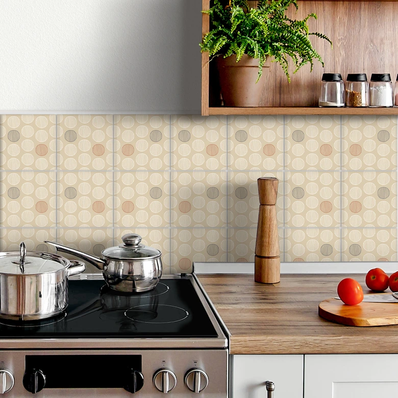 Autocollants pour Carrelage Boho - Lot de 12 