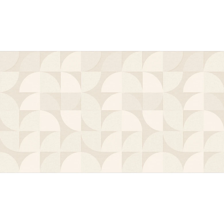 Papier peint photo demi-cercles style rétro | papier peint géométrique - Bloomery Decor 