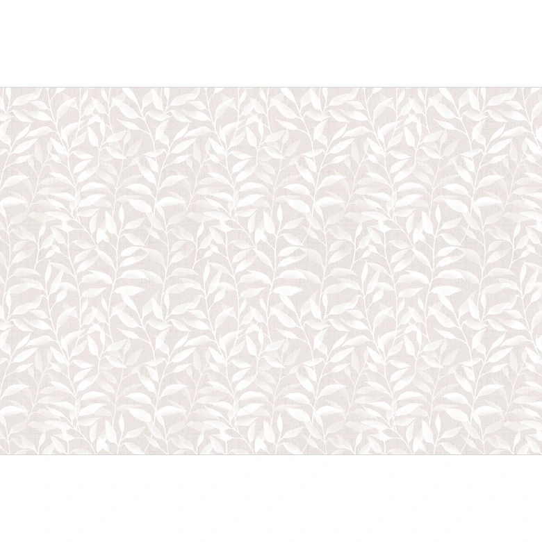 Fototapete Zarte Aquarell-Blätter - Soft Beige - Bloomery Decor 