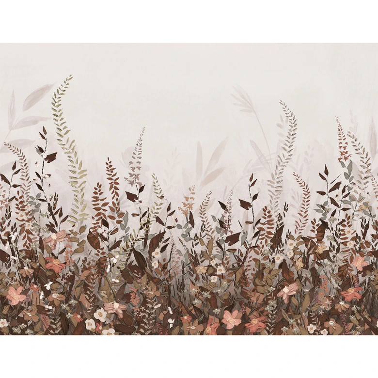 Fotomural prado de flores vintage - Carril 