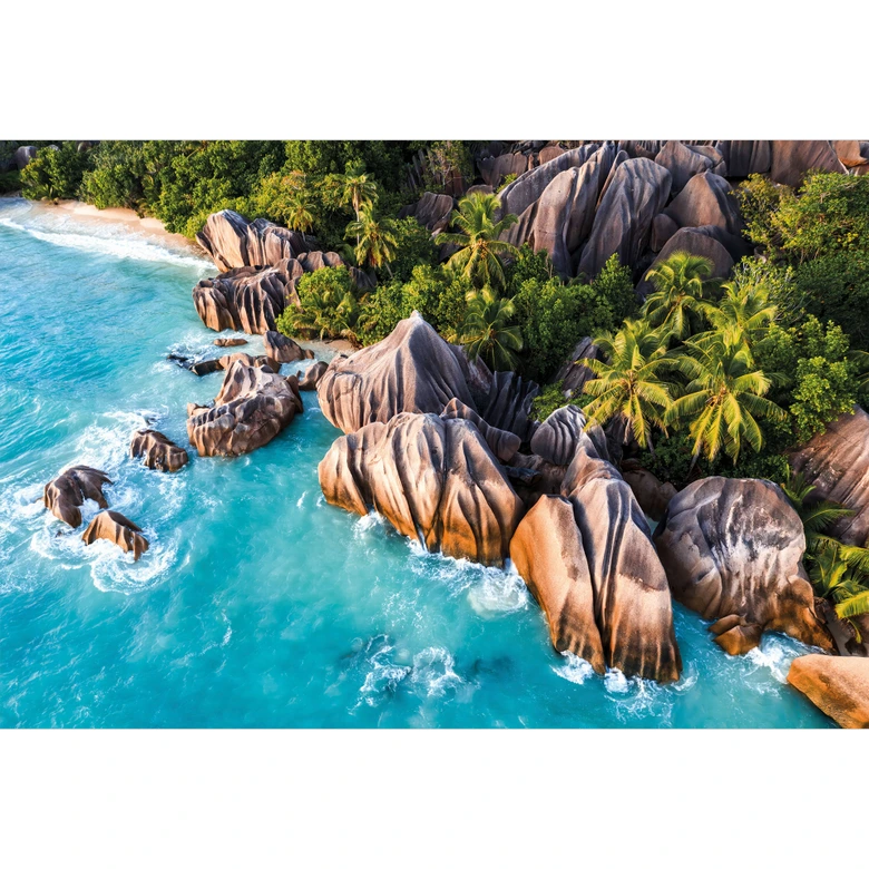 Fototapeta Tropikalne skaliste wybrzeże Seszeli - Kolombo 