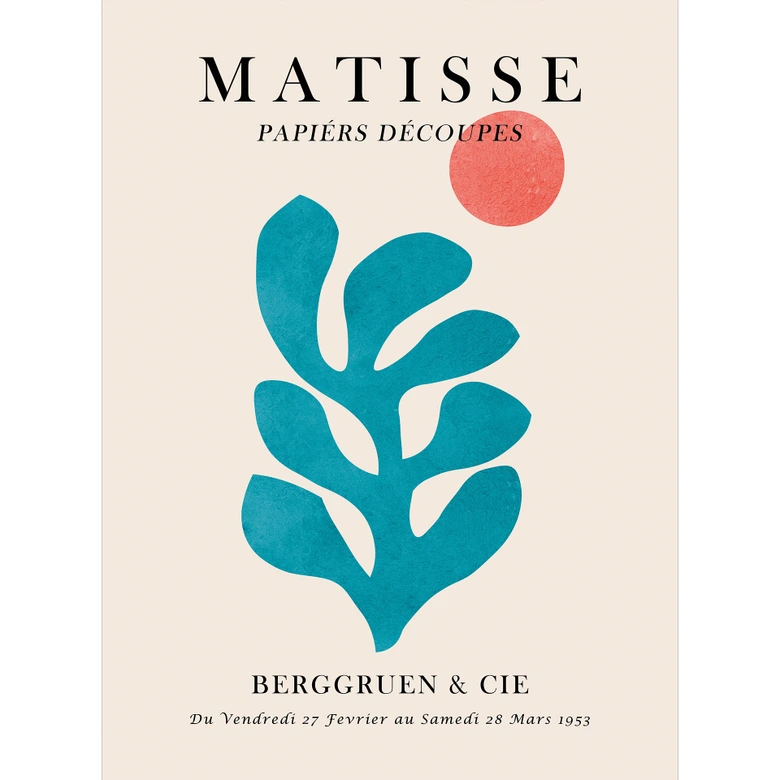 Fototapete Ausstellung Paris 1953 im Matisse-Stil - Costa 