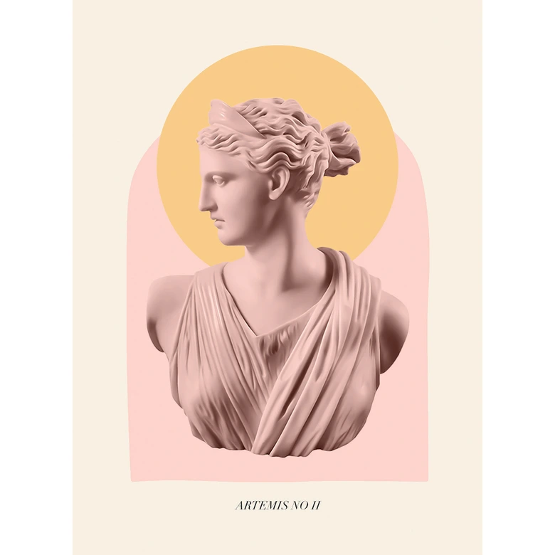 Fototapete Statue der Göttin Artemis - Grace Digital Art 