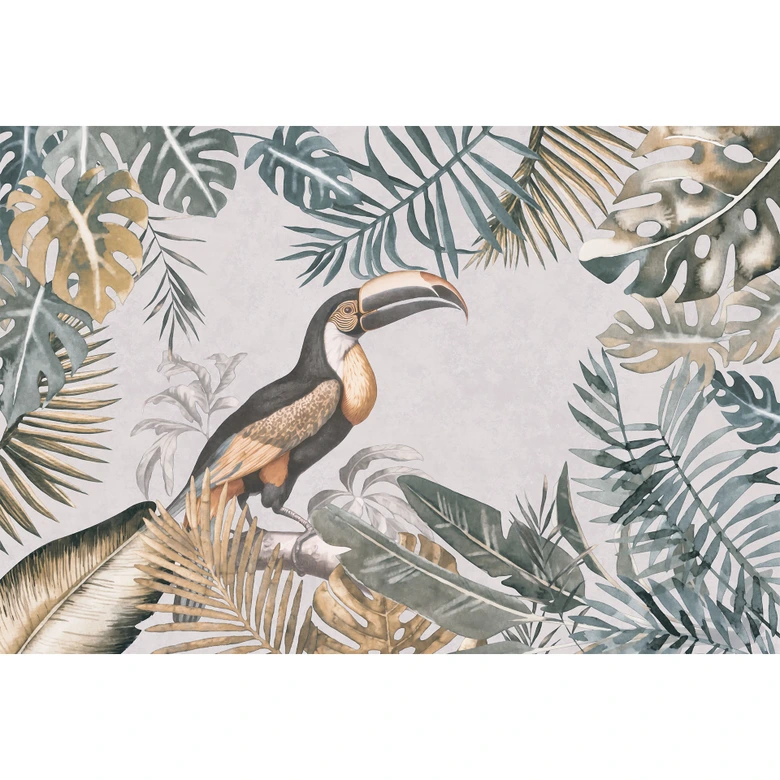 Papier peint photo Forêt tropicale avec toucan - Haase 