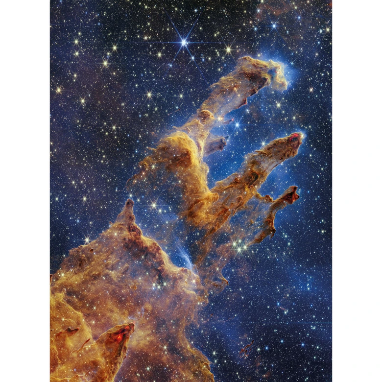 Fototapete Weltraum - James Webb Telescope - Pillars of Creation 