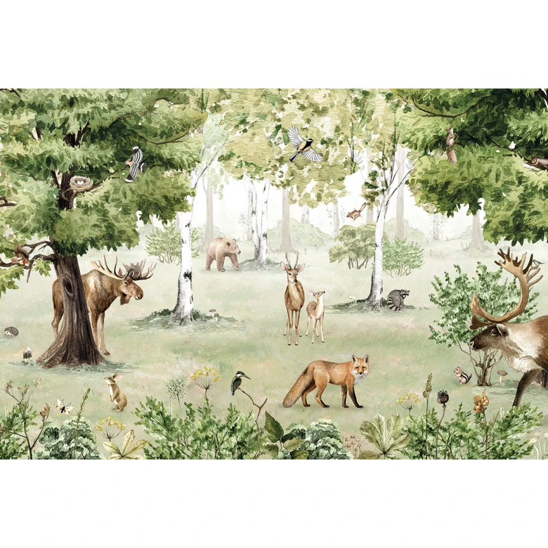 Kikki Belle - Papel pintado "Forest wonder 