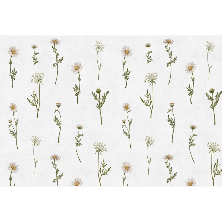 Fototapete Wiesenromantik mit Feldblumen - Kikki Belle 
