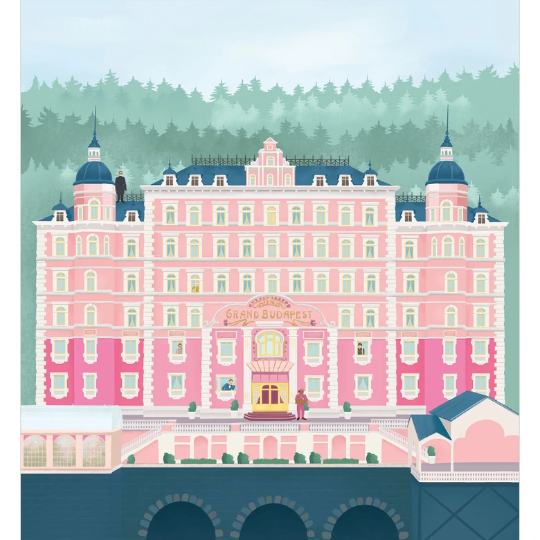 Fototapete Grand Budapest Hotel - Lizde 