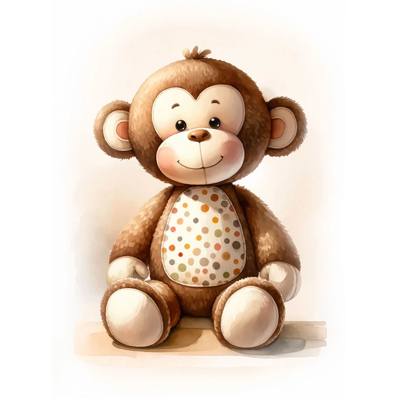 Fotobehang Klein aapje - Magnusson 