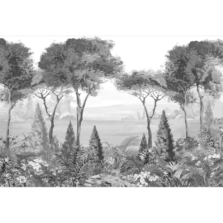 Fototapete Idyllische Pflanzenlandschaft - Ms Tiff 