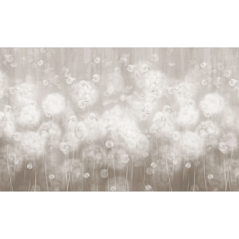Blumentapete Fototapete Pusteblumen Traum in Beige - Ms Tiff 
