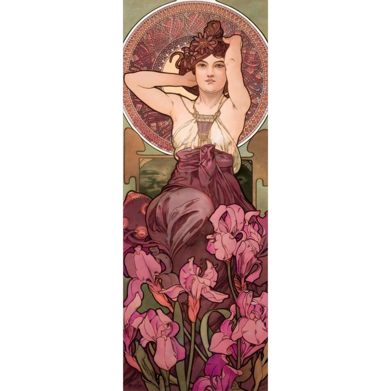 Mucha - Amethyst - Wall Mural 