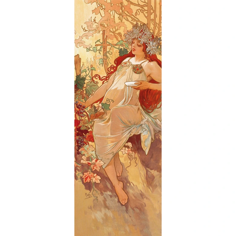 Fototapete Mucha – Jahreszeiten: Herbst 