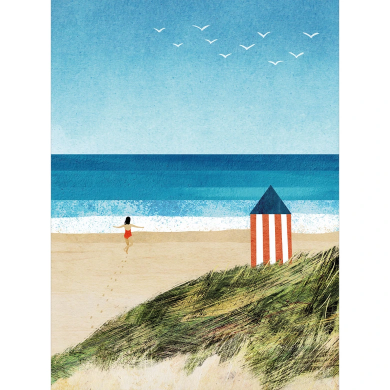 Fotomural playa - vacaciones junto al mar con vistas a las dunas - Rivers 