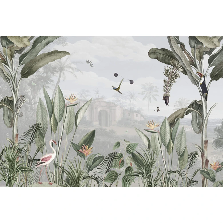 Sir Edward - Botanik - svartvit Fototapet 