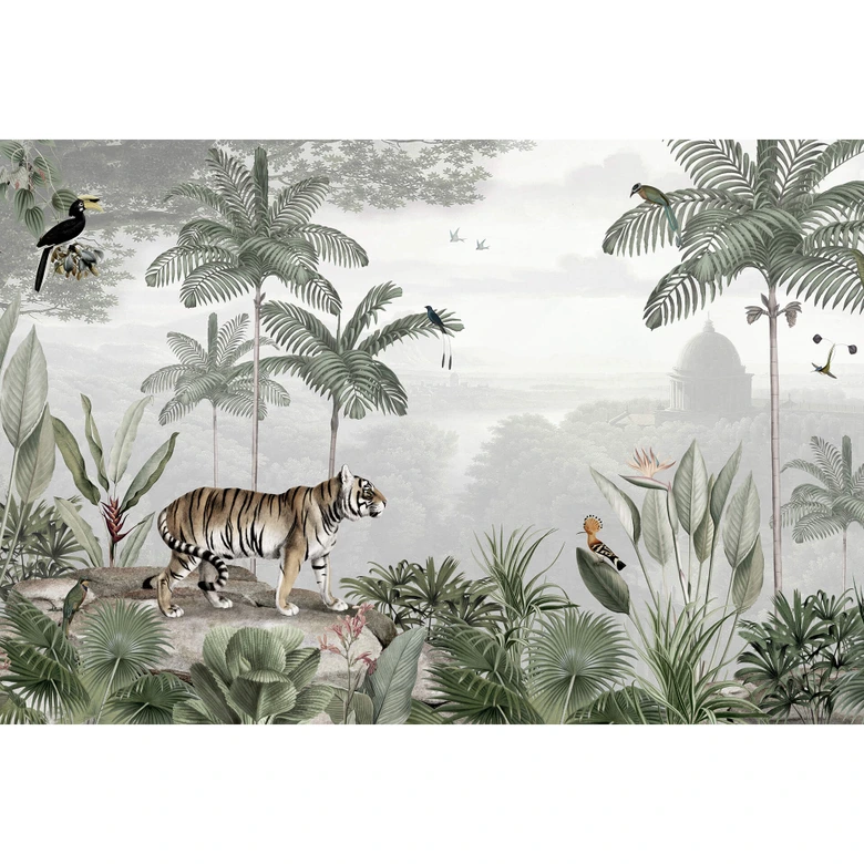 Sir Edward - Fotomural de Tigre en los trópicos 