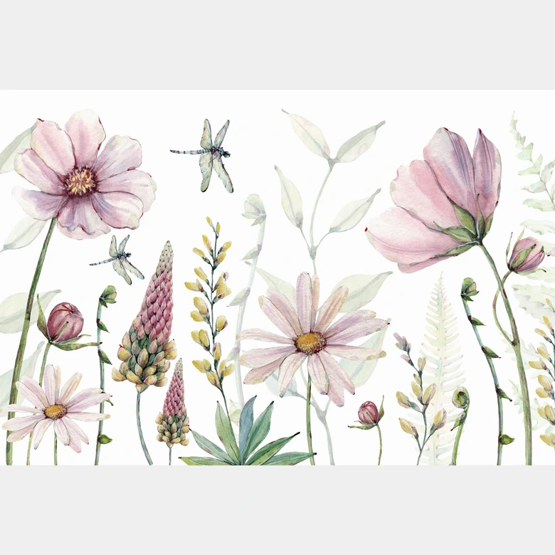 Papier peint photo Sir Edward - Fleurs magiques 