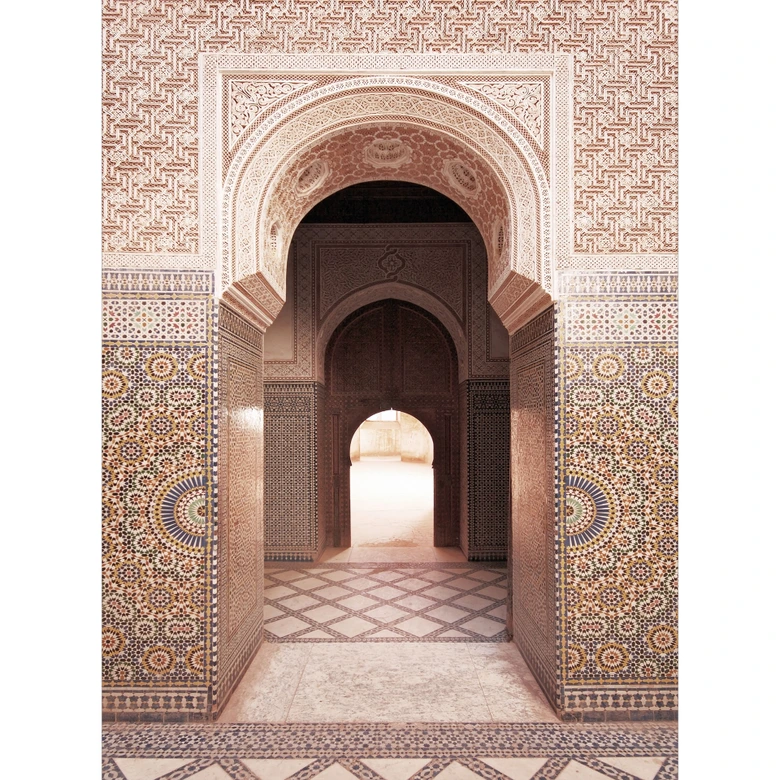 Wall Mural Oriental Gate with Mosaics - Sisi & Seb 