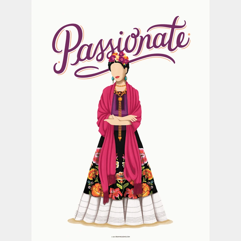 Fotobehang Tohmé - Frida Kahlo 
