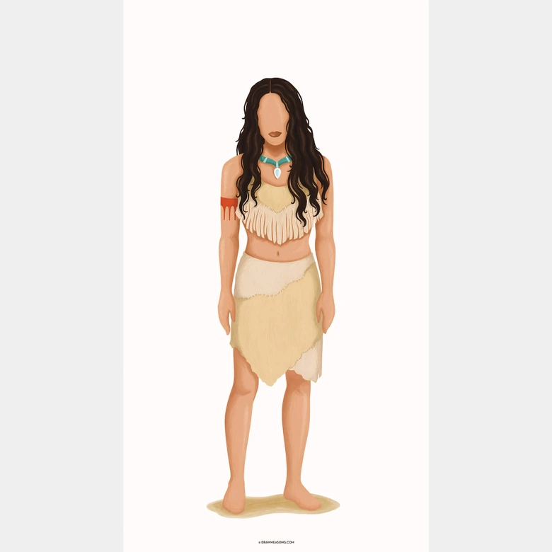Fototapete Tohmé - Pocahontas 