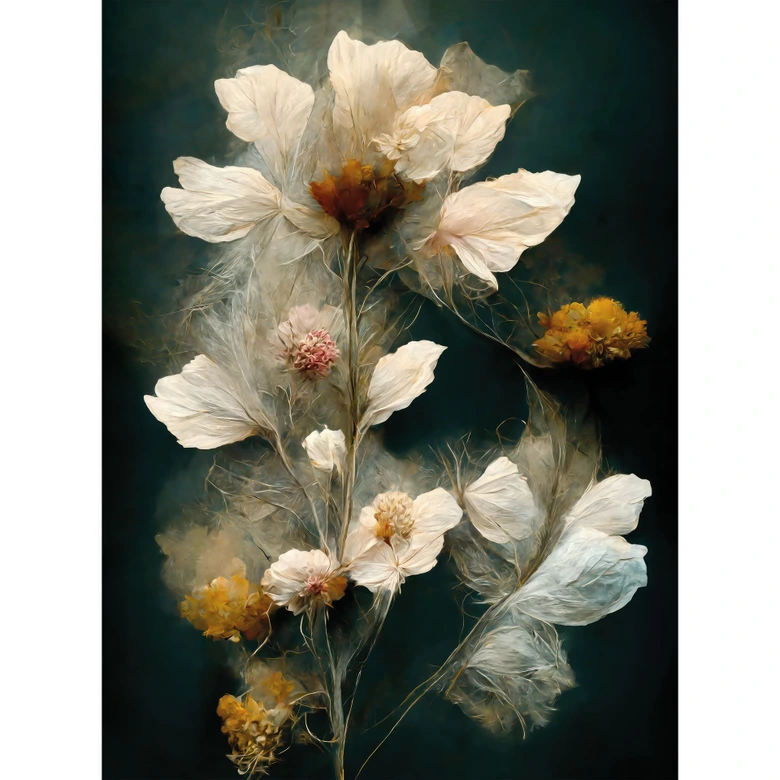 Fototapete Vergängliche Blütenpracht | Florale Tapete - Treechild 