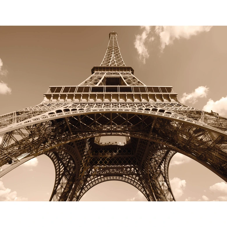 Eiffel Tower Perspective - Wall Mural 