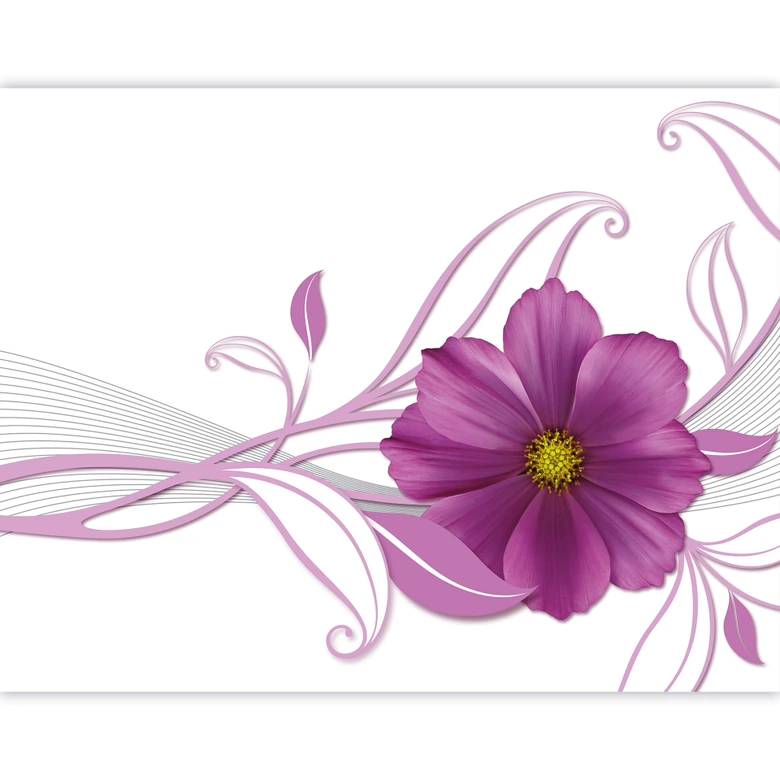 Fototapete Pink Flower - 336x260 cm 