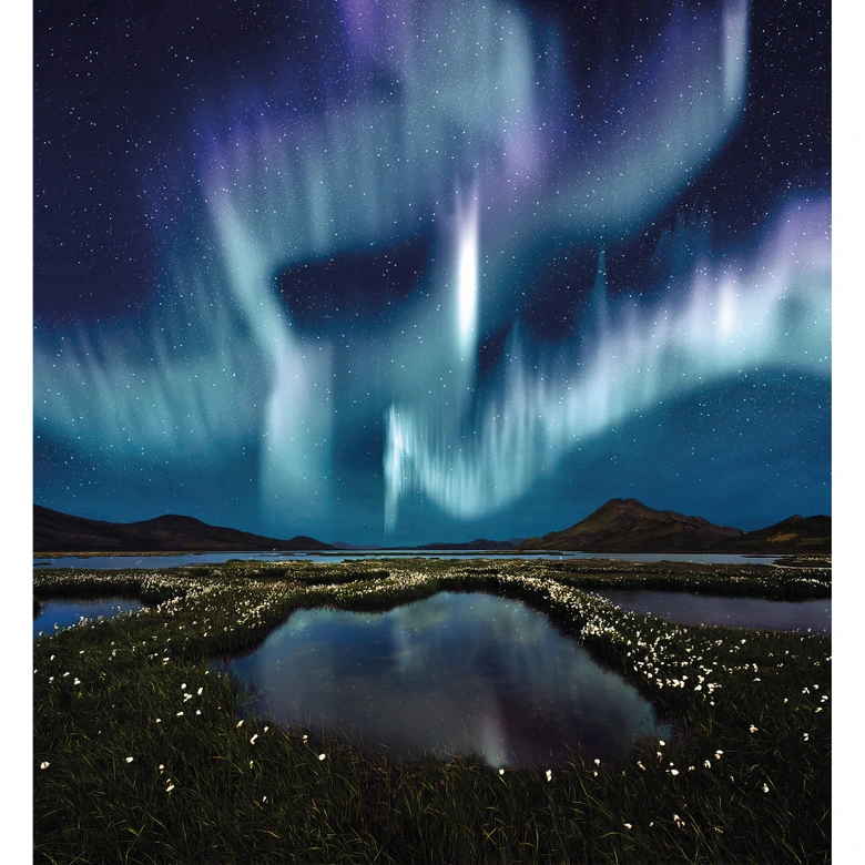 Fototapeta Northern Light - 240x260 cm 