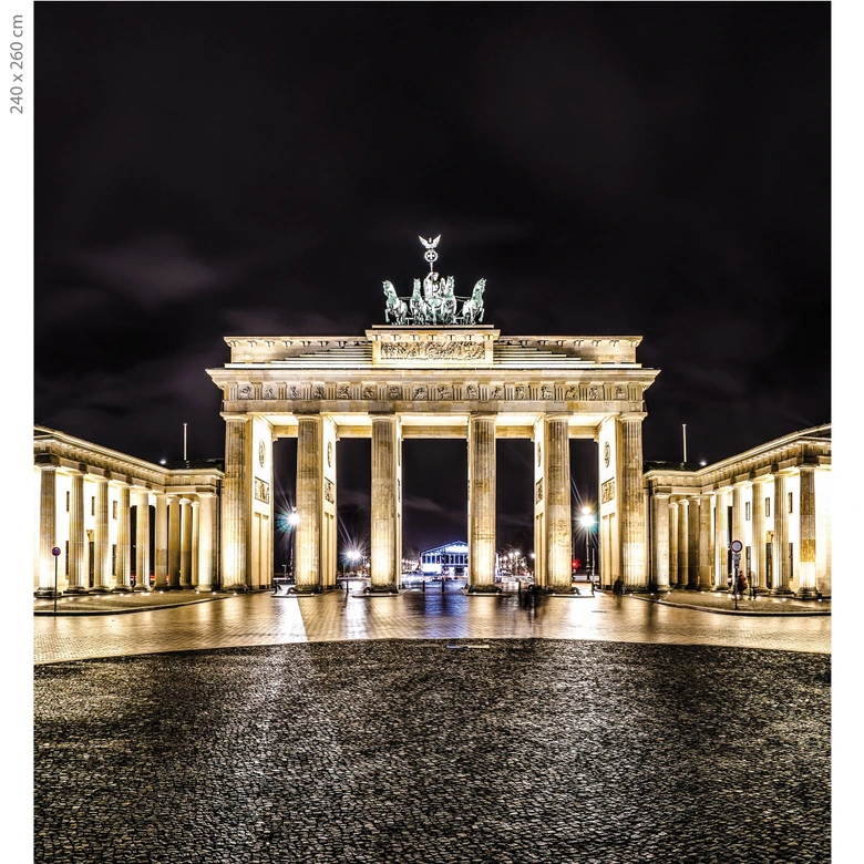 Fototapete Brandenburger Tor - 240x260 cm 