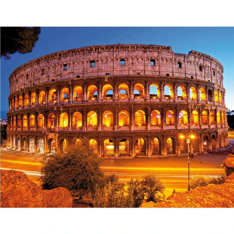 Fototapete Colosseum bei Nacht - 336x260 cm 
