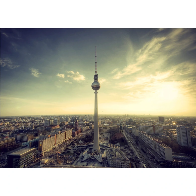 Fototapete Berliner Fernsehturm Panorama 