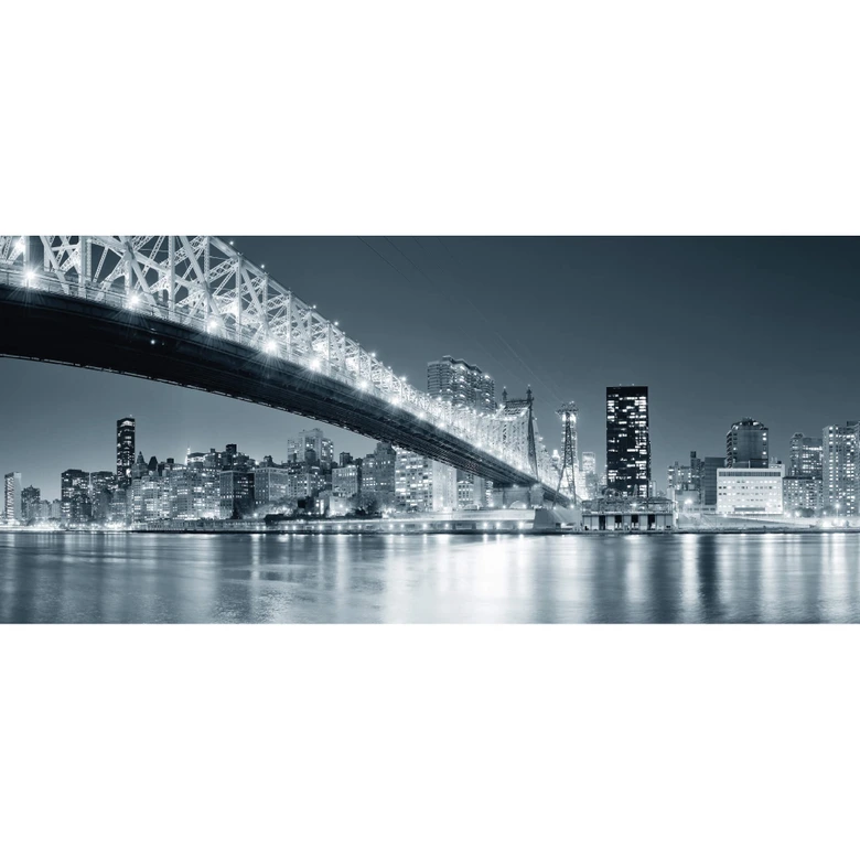 New York at Night 3 - Wall Mural 