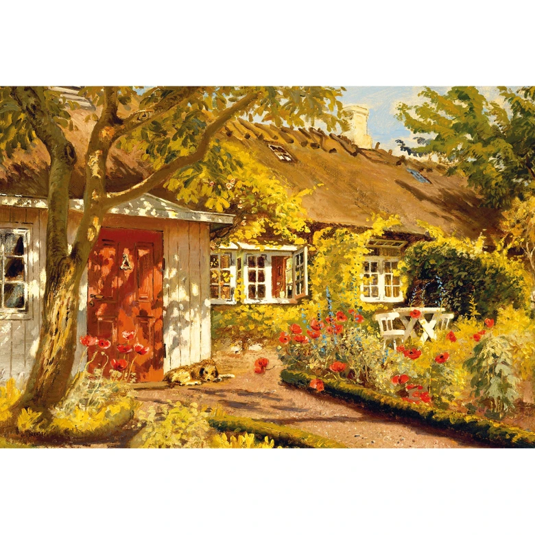 Fototapete Langer - Das Gartenhaus - 384x260 cm 