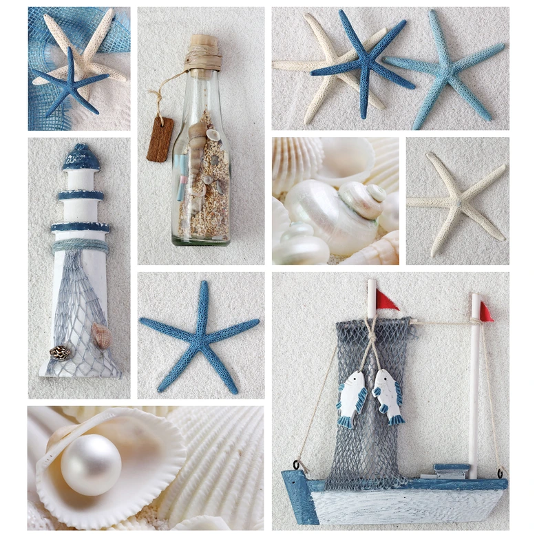 Beach Collage - Wall Mural 