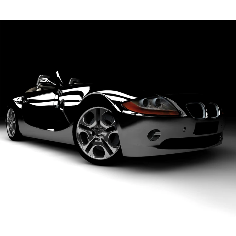 Black Car - Wall Mural 