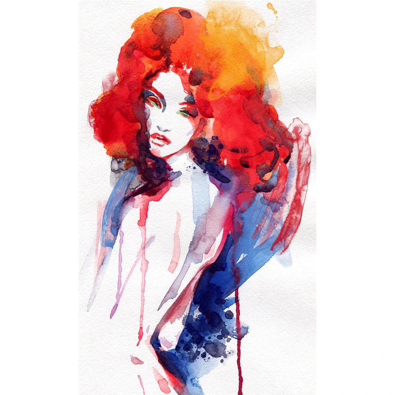 Lady Scarlet - Wall Mural 