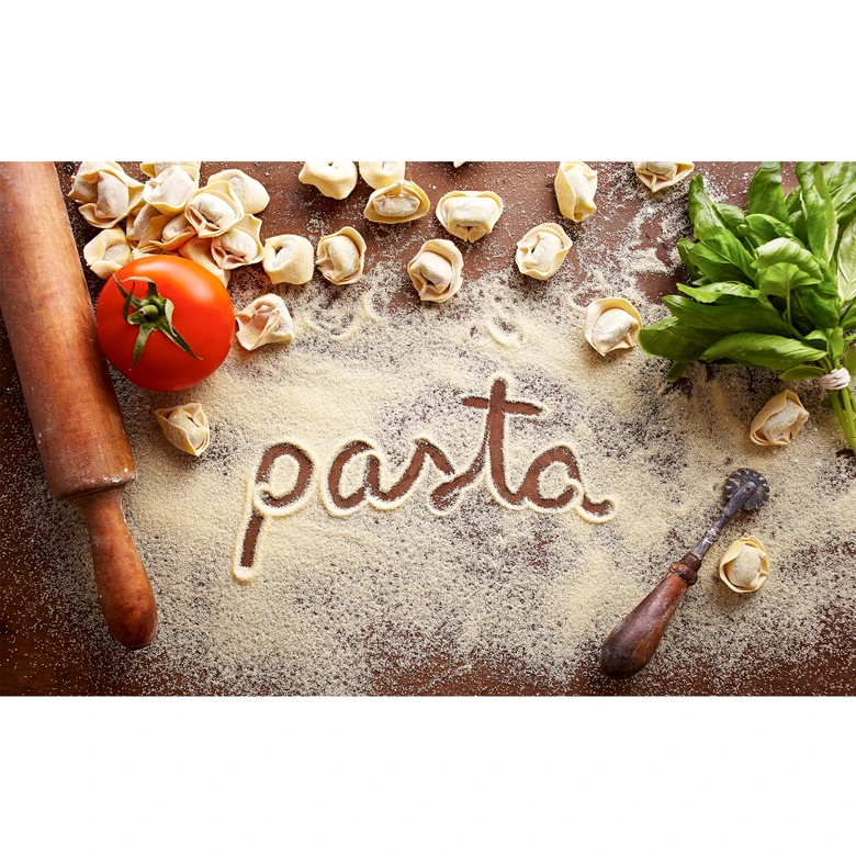Fototapete Pasta - Tortellini - 384x260 cm 